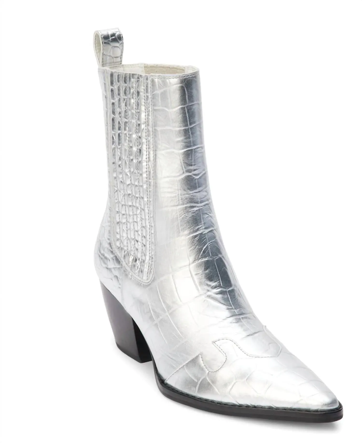 Women's Collins Ankle Boot In Silver