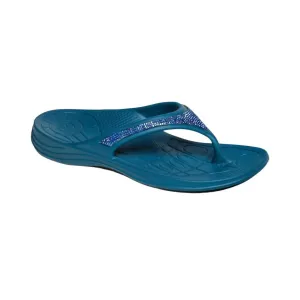 Women's Fiji Sparkle Slippers In Sea Blue