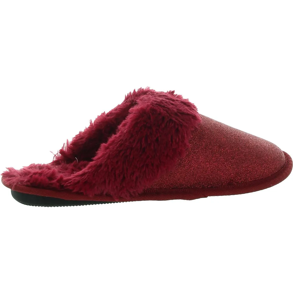 Womens Glitter Slide Slippers