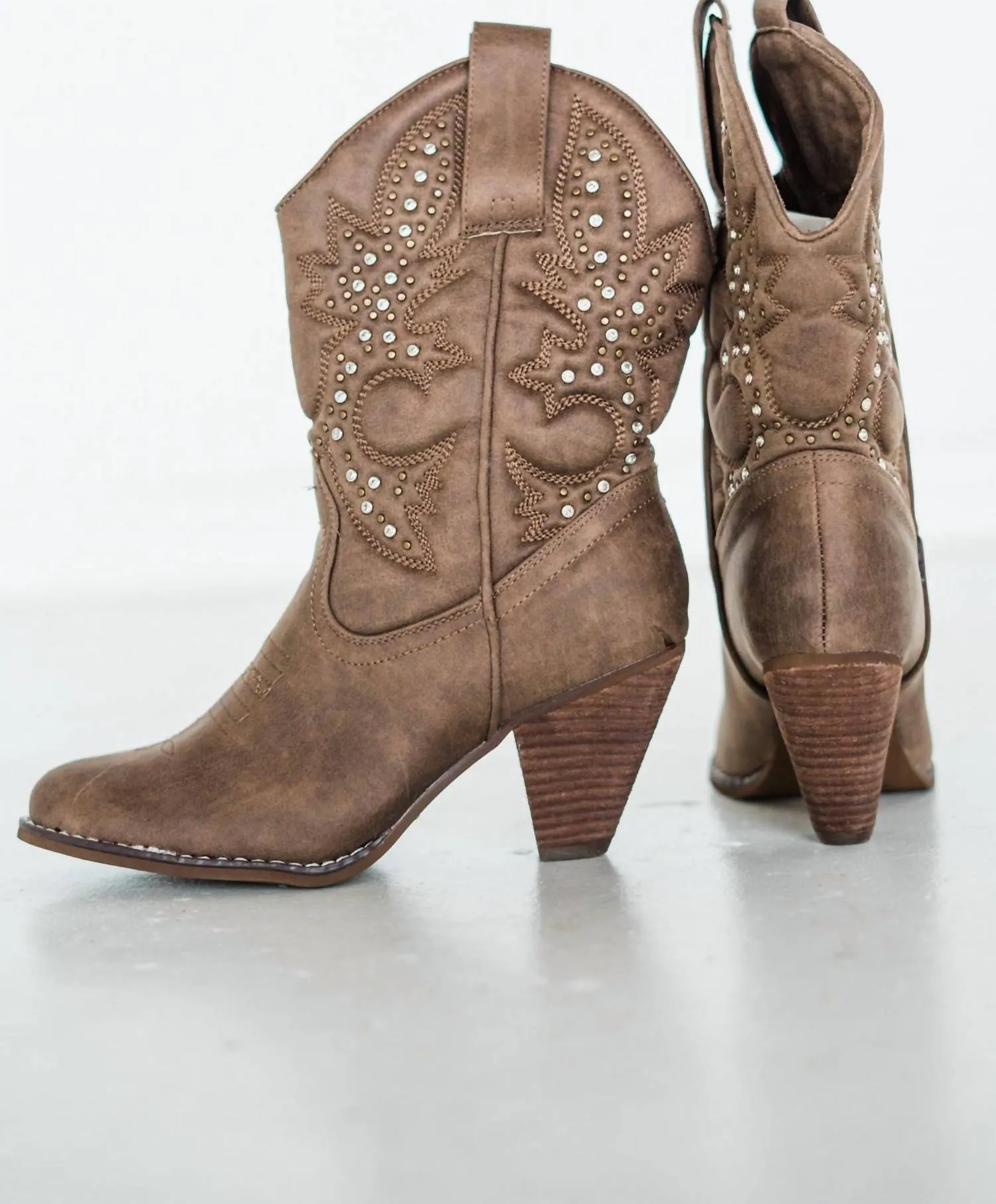 Women's Houston Western Boots In Taupe