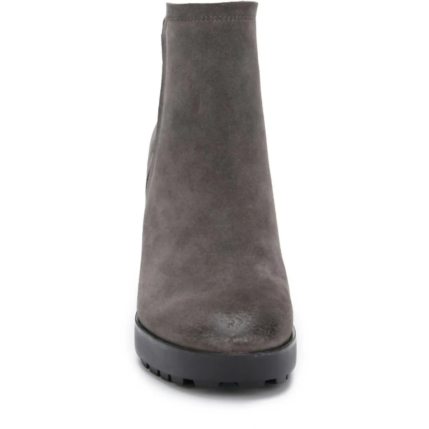 Womens Justin Lug Chelsea Pg Faux Leather Ankle Boots In Asphalt