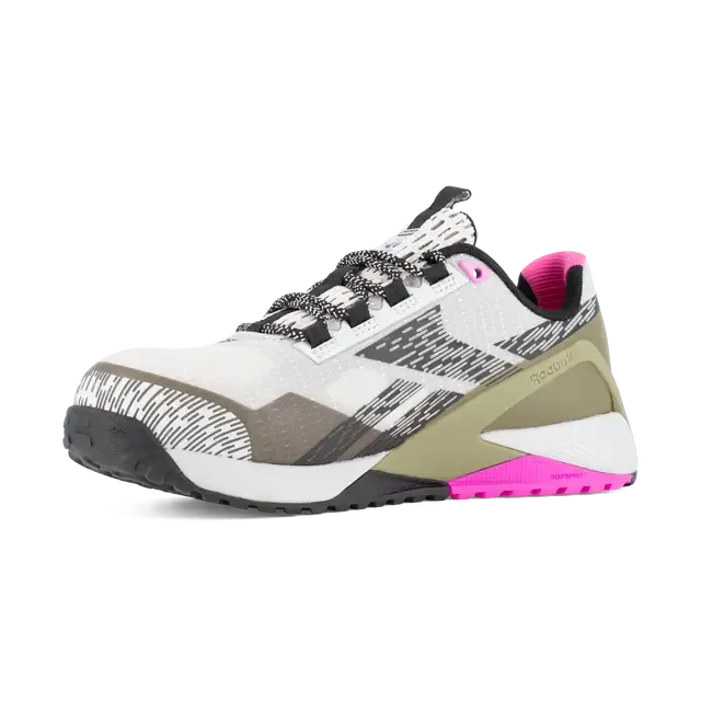 Women's Nano X1 Adventure Composite-Toe Athletic Work Shoe Pink/Gray