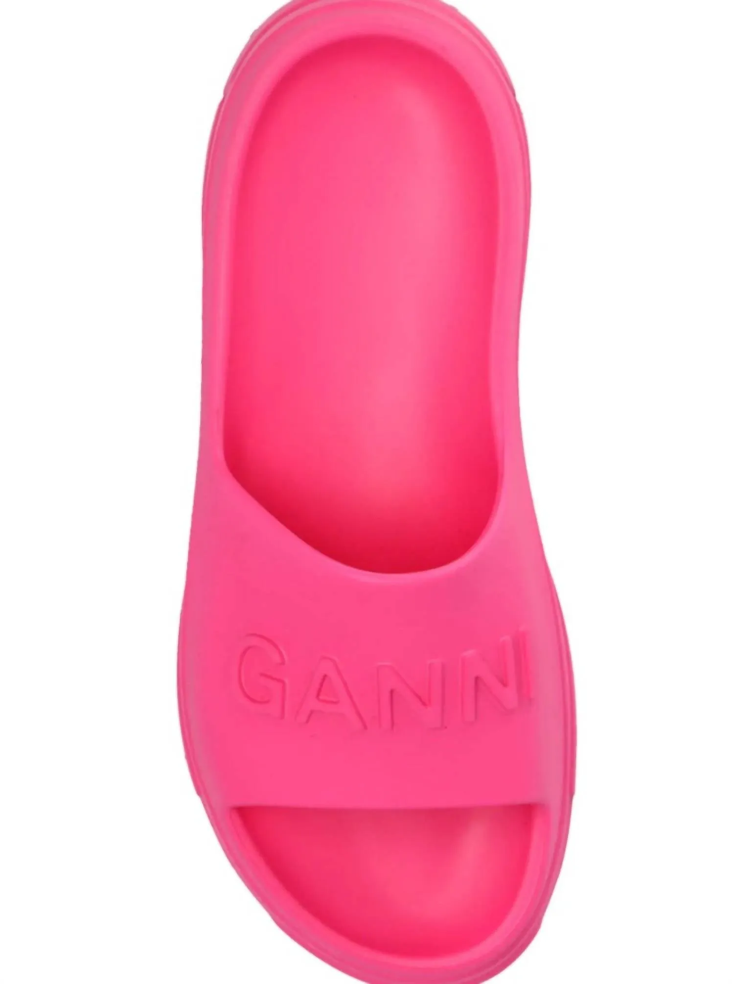 Women's Pool Slide Sandals In Shocking Pink