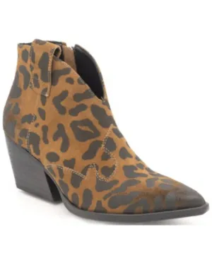 Women's Rodeo Booties In Leopard Vintage Calf