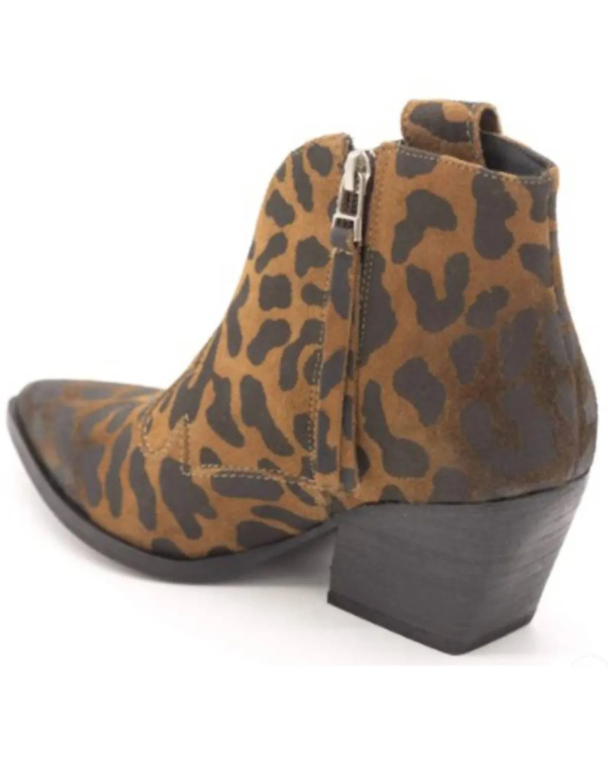 Women's Rodeo Booties In Leopard Vintage Calf
