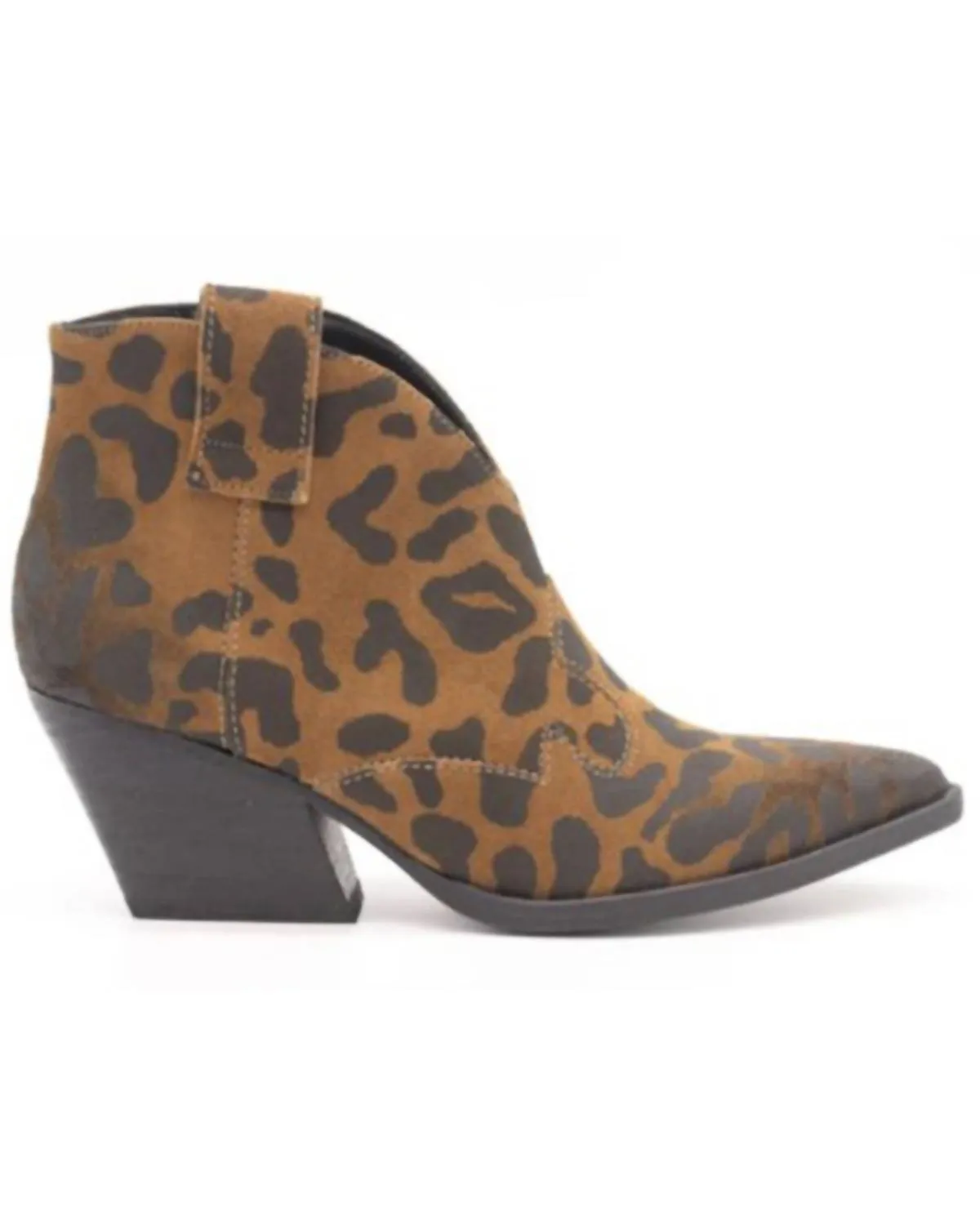 Women's Rodeo Booties In Leopard Vintage Calf