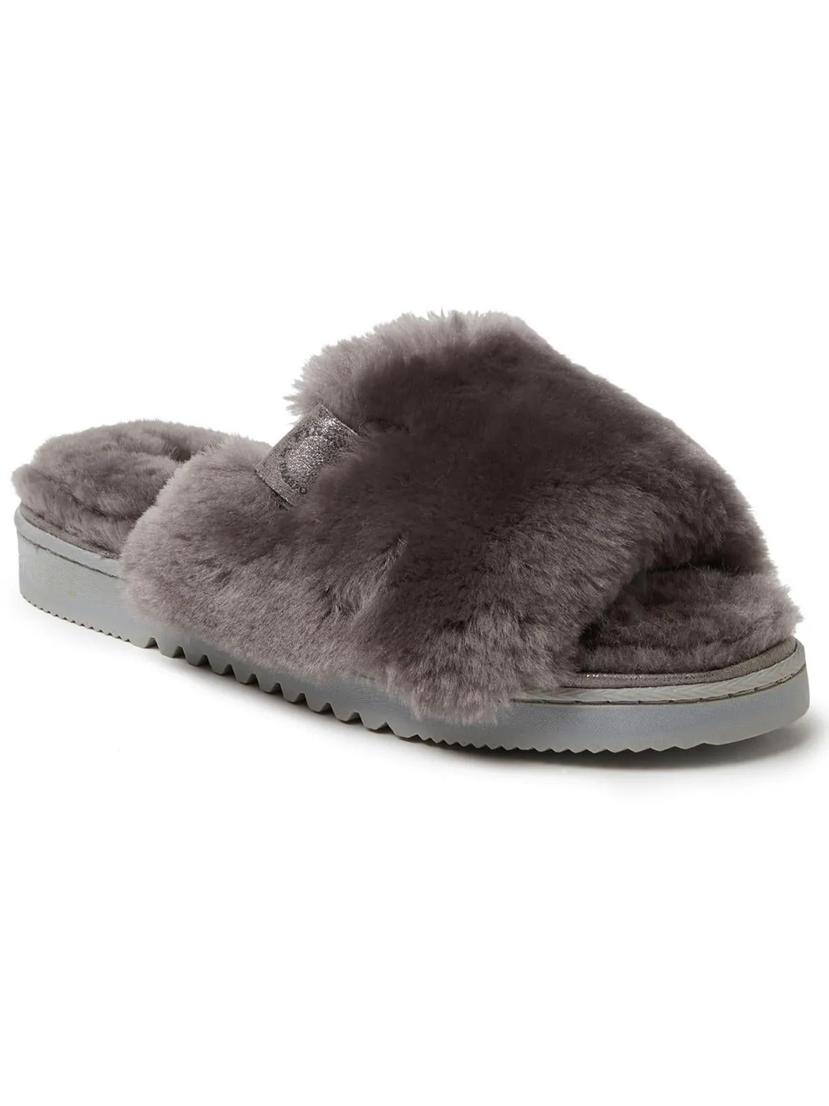Womens Shearling Comfy Slide Slippers