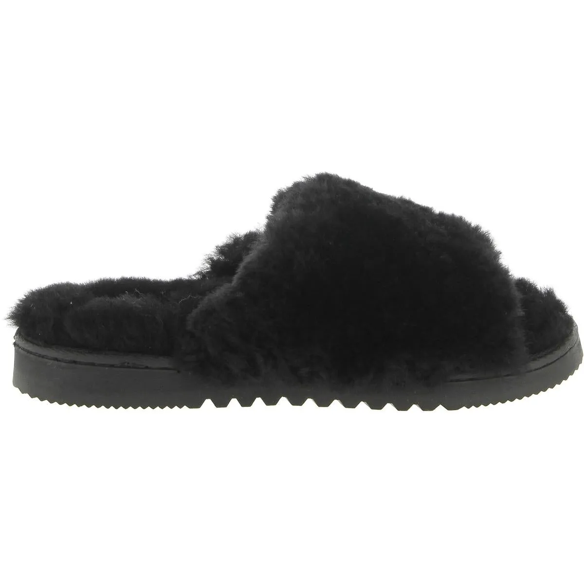 Womens Shearling Comfy Slide Slippers