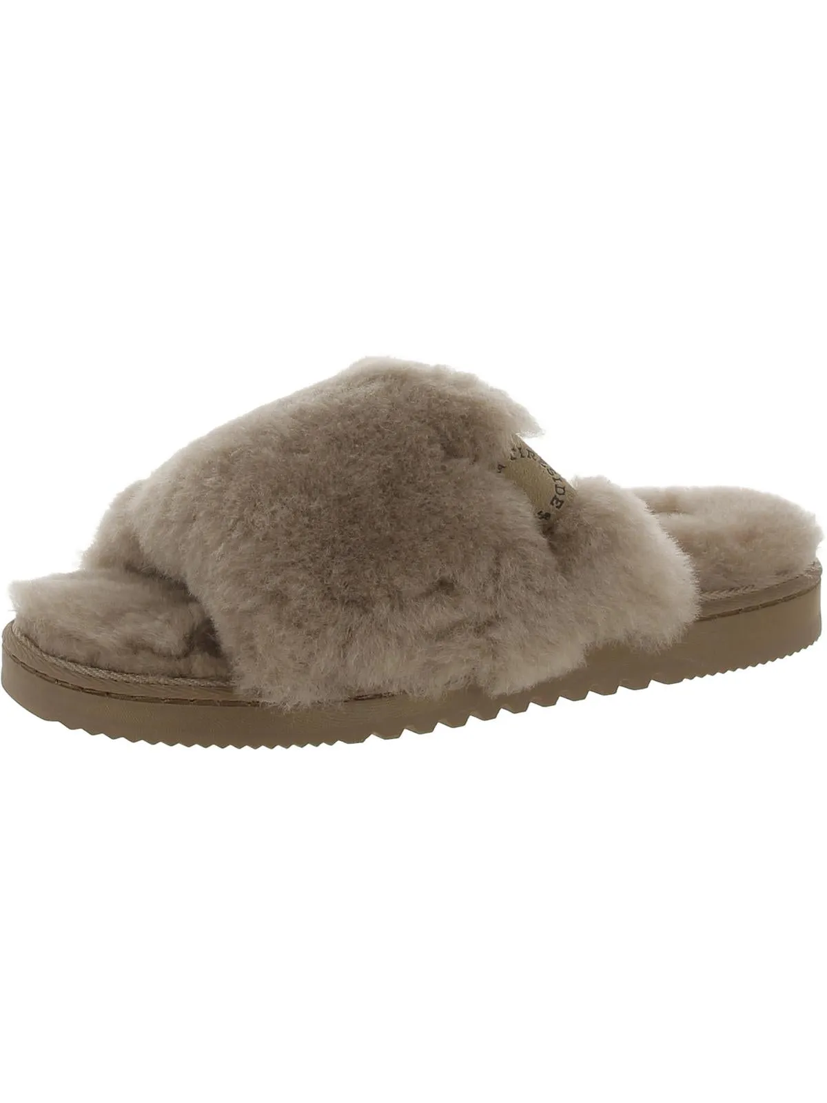 Womens Shearling Comfy Slide Slippers
