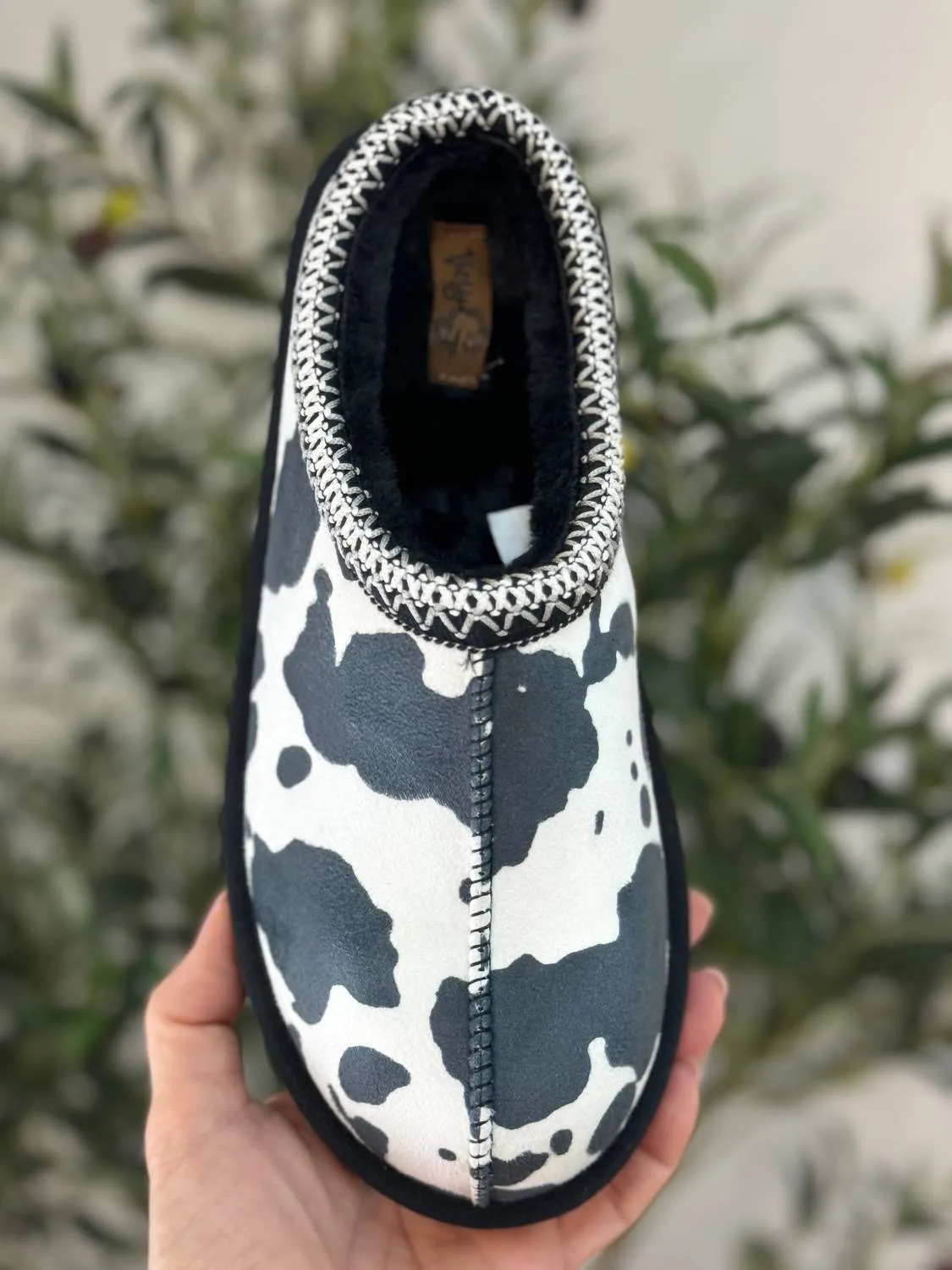 Women's Sparks Slip On In Cow Print