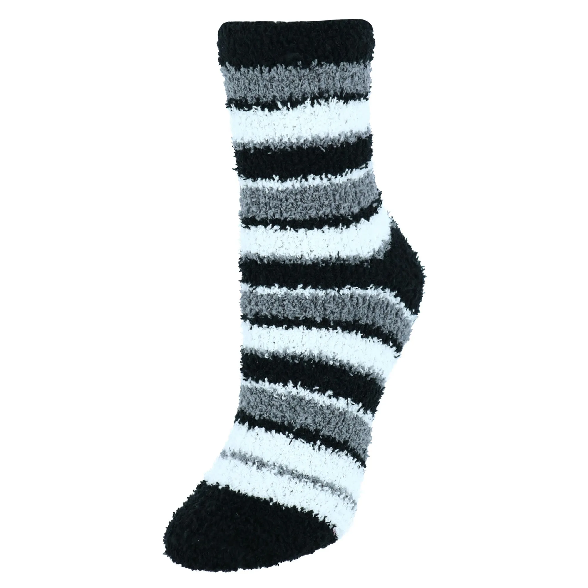 Women's Striped Warm Fuzzy Socks (3 Pair Pack)