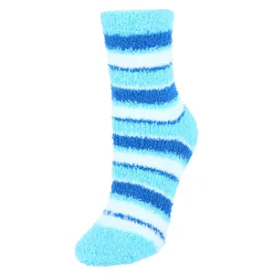 Women's Striped Warm Fuzzy Socks (3 Pair Pack)