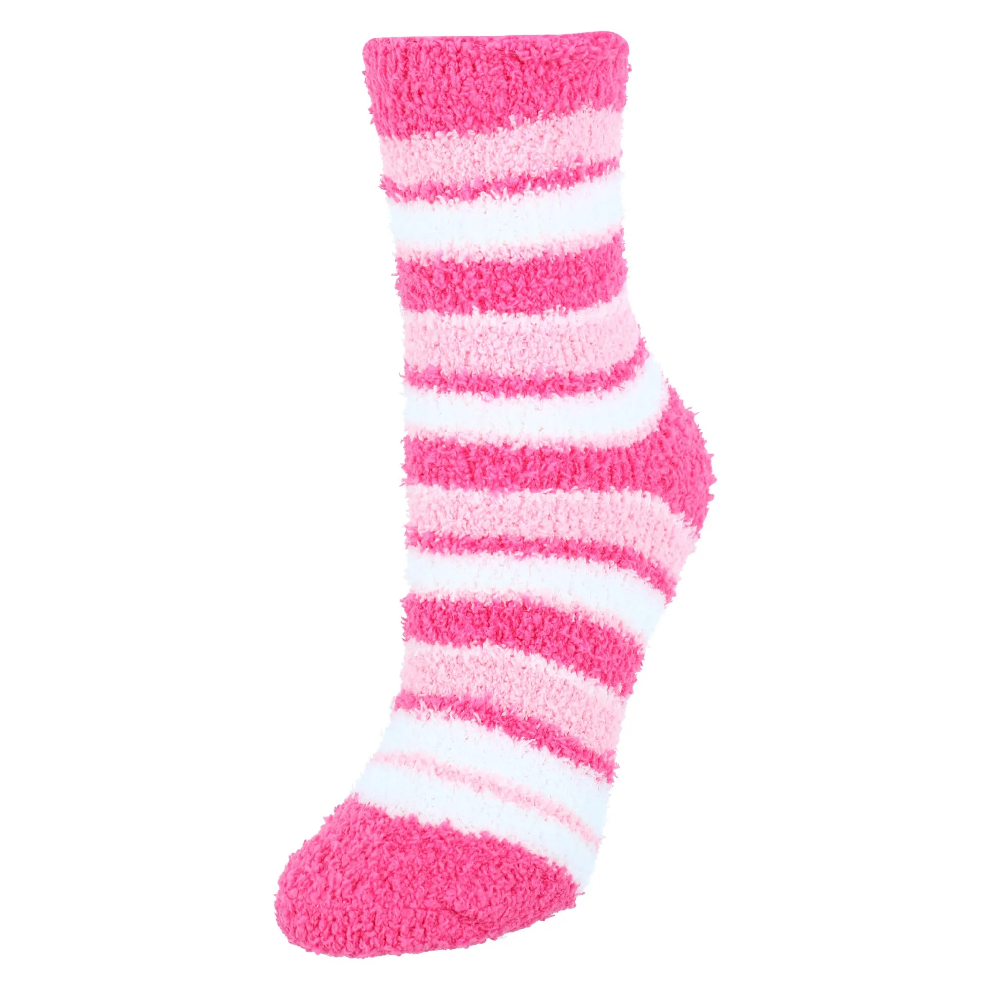 Women's Striped Warm Fuzzy Socks (3 Pair Pack)