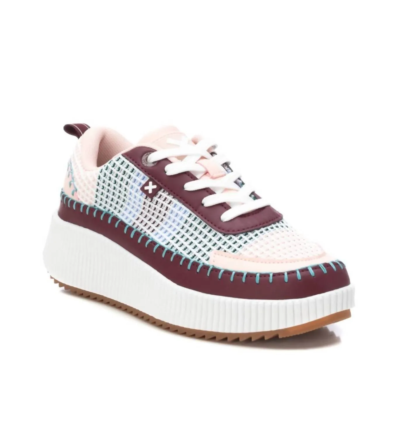 Women's Technical Modern Sneakers In Burgundy