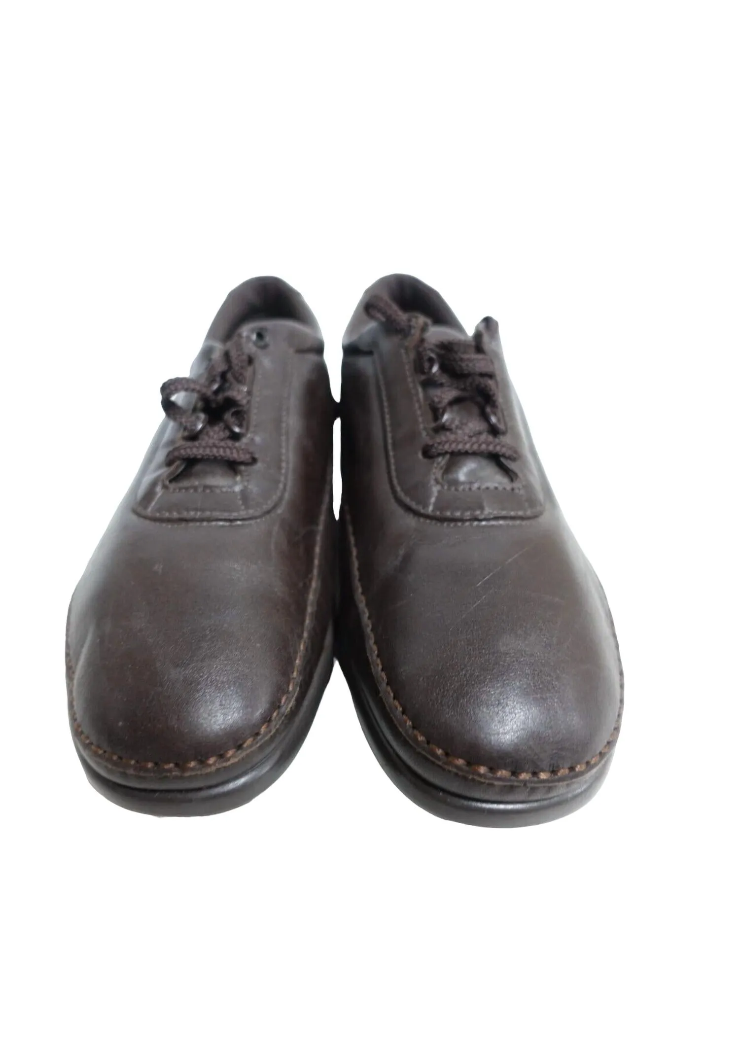 Women's Traveler Athletic Lace Up Shoe - Narrow In Dark Brown