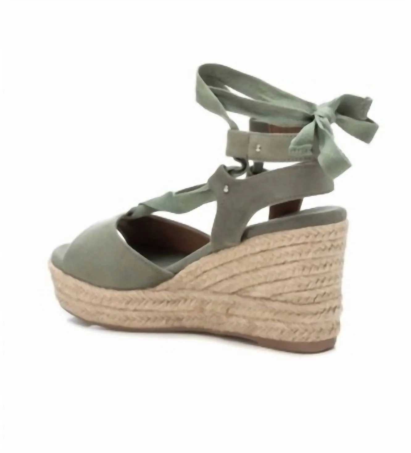 Women's Wedge Sandals In Kakhi