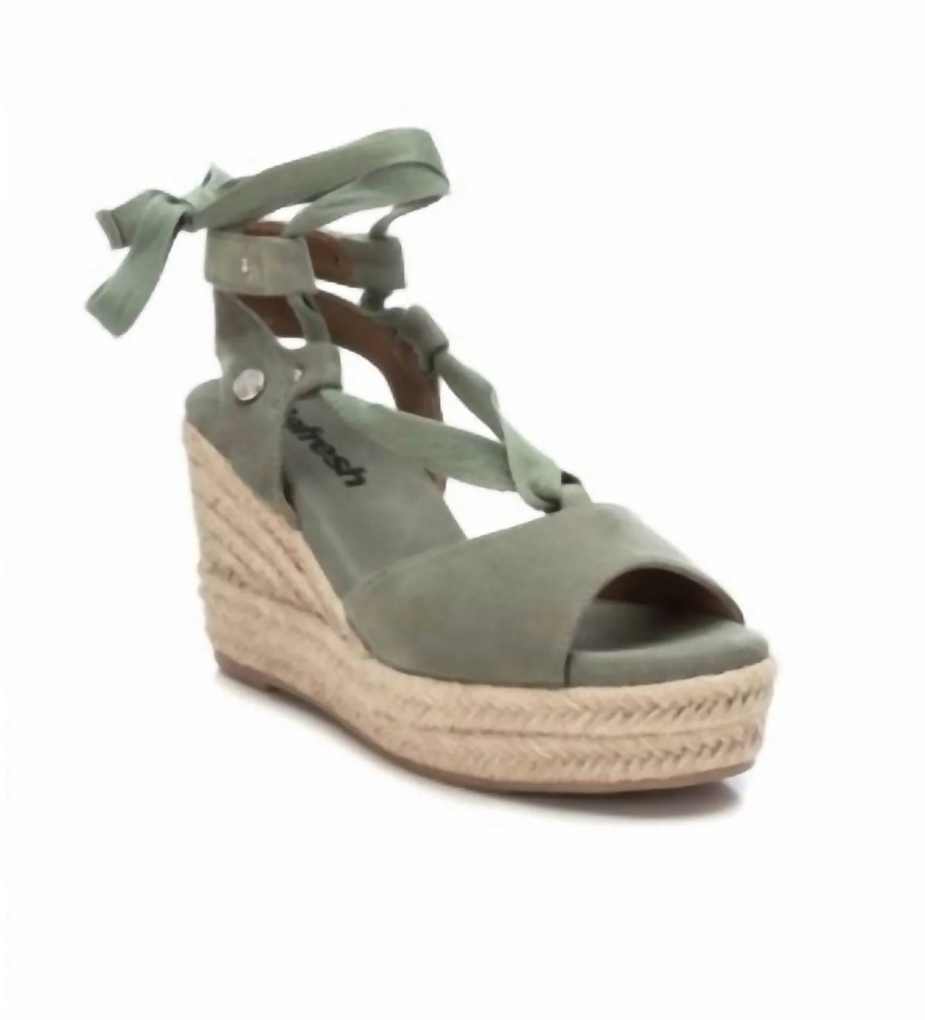 Women's Wedge Sandals In Kakhi