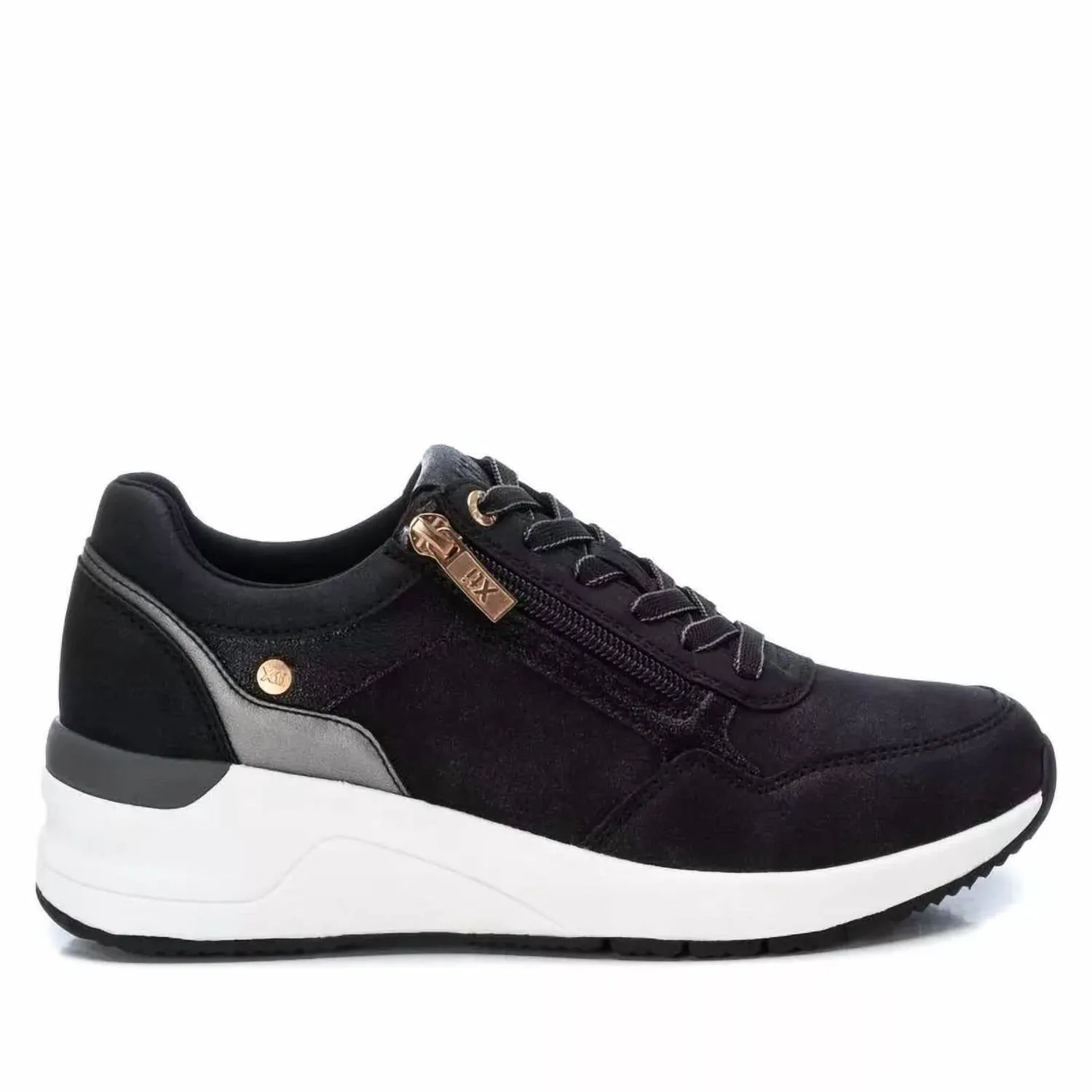 Women's Wedge Sneakers In Black