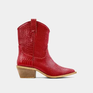 Women's Zouzou Boot In Dark Red