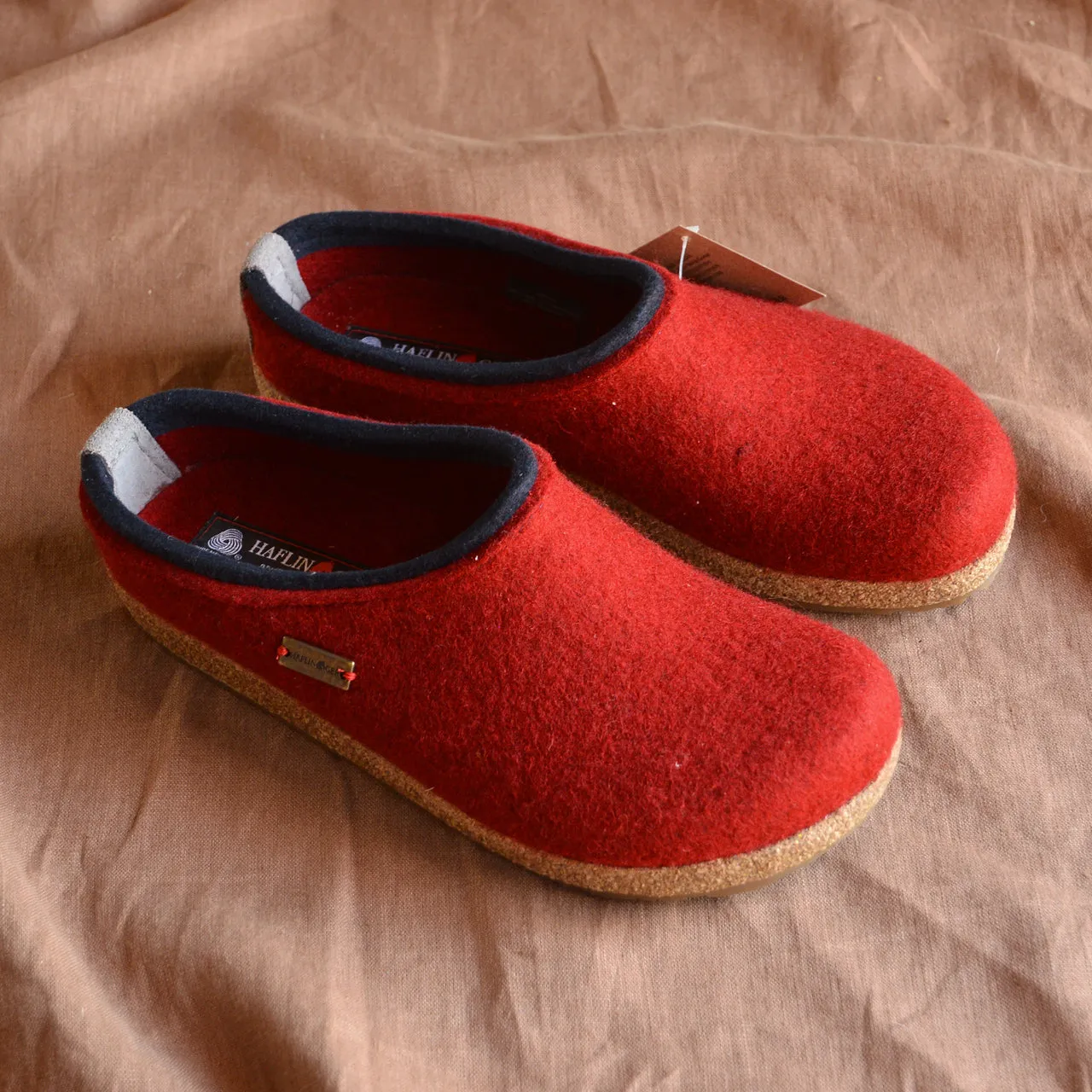 Wool Felt Clogs - Kris - Paprika (Adults 36-42) *Pre-order