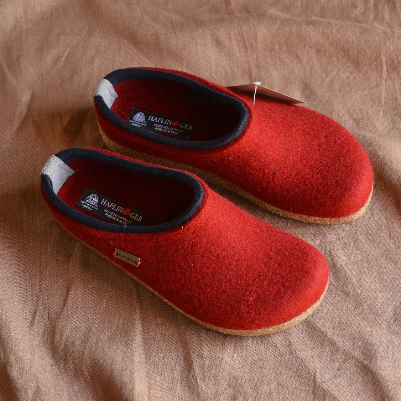 Wool Felt Clogs - Kris - Paprika (Adults 36-42) *Pre-order