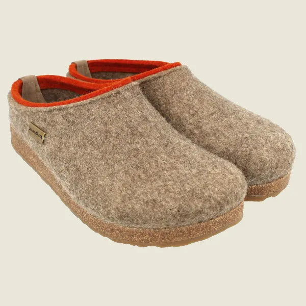 Wool Felt Clogs - Kris - Taupe (Adults 36-46) *Pre-order