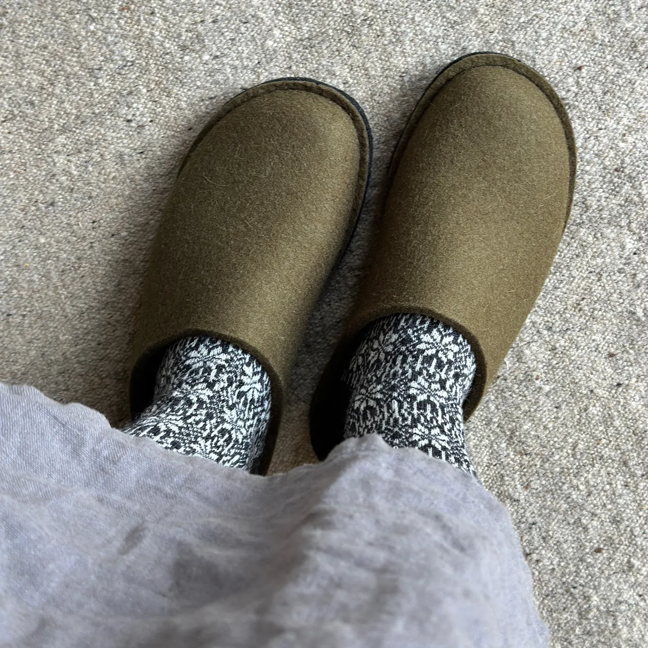 Wool Felt Slippers - Flair Soft - Bordeaux (Adults 36-43) *Pre-order
