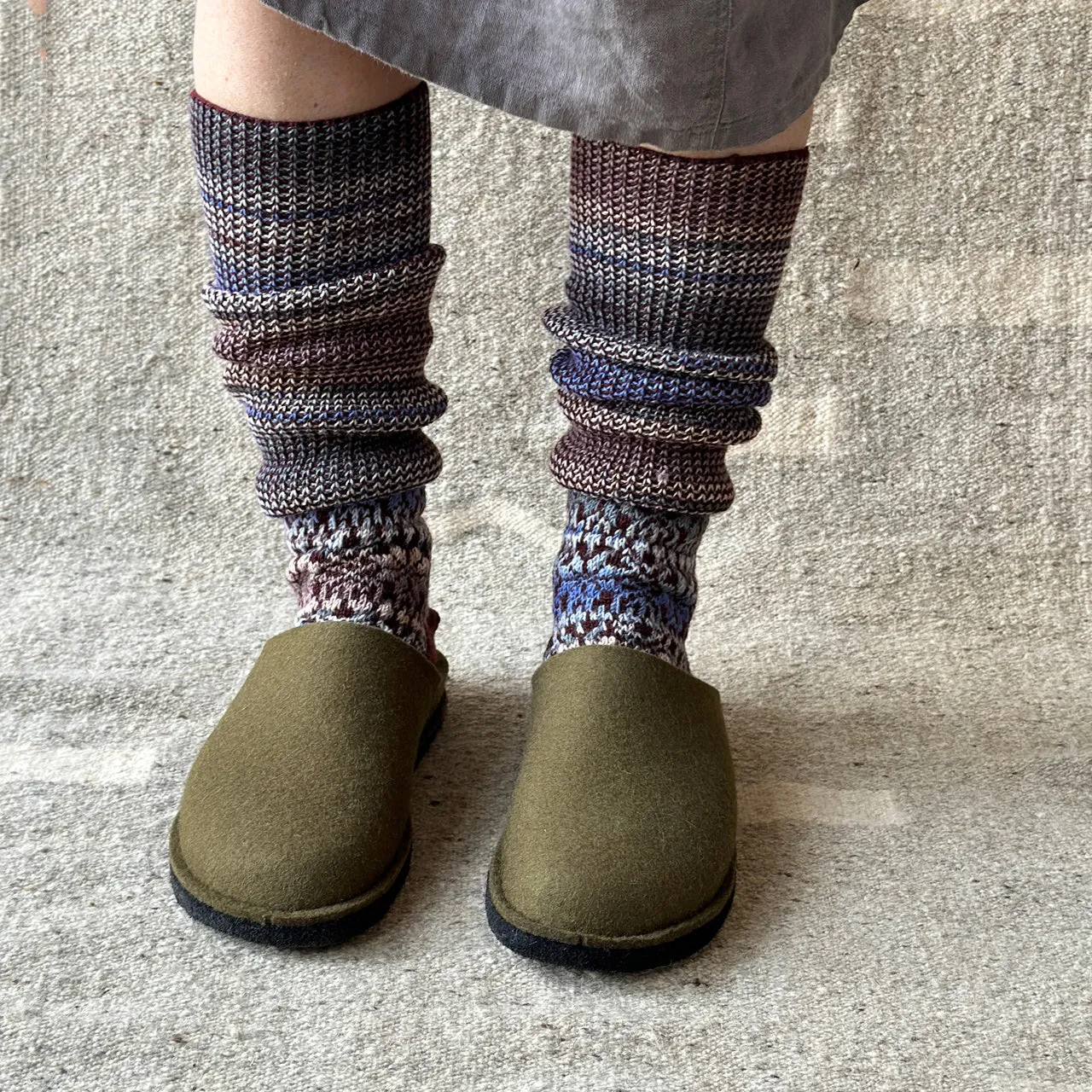 Wool Felt Slippers - Flair Soft - Bordeaux (Adults 36-43) *Pre-order