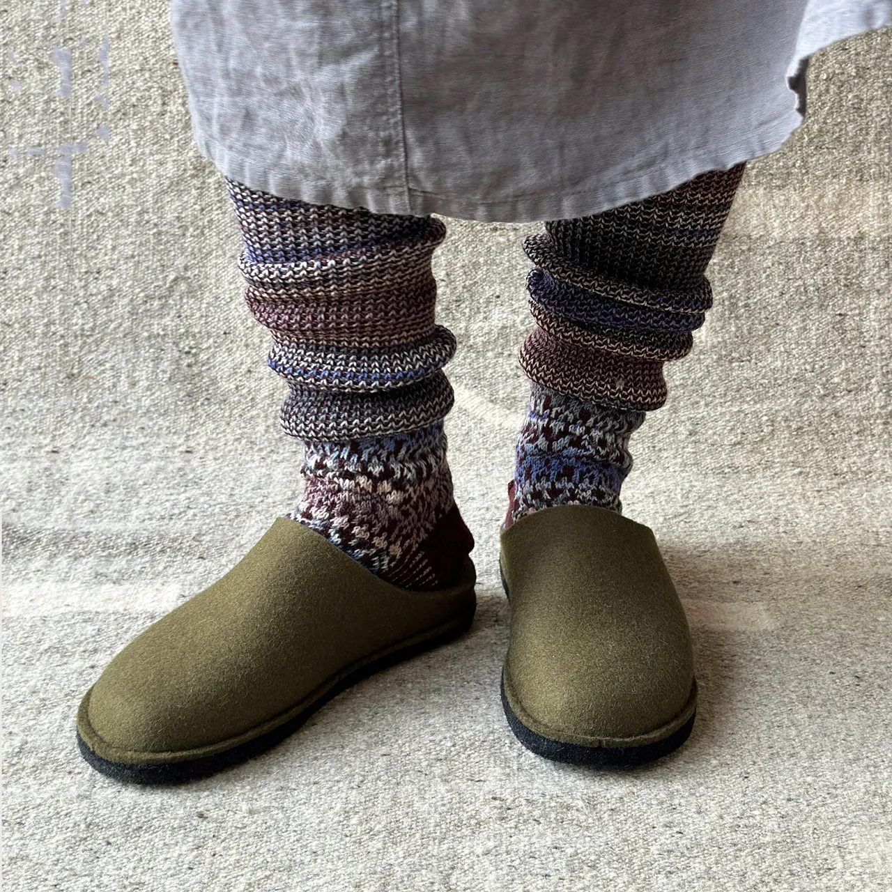 Wool Felt Slippers - Flair Soft - Bordeaux (Adults 36-43) *Pre-order