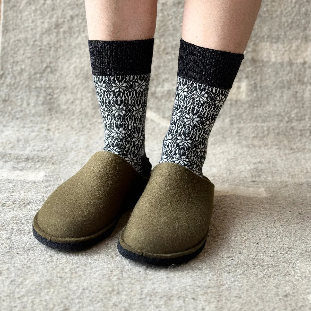 Wool Felt Slippers - Flair Soft - Bordeaux (Adults 36-43) *Pre-order