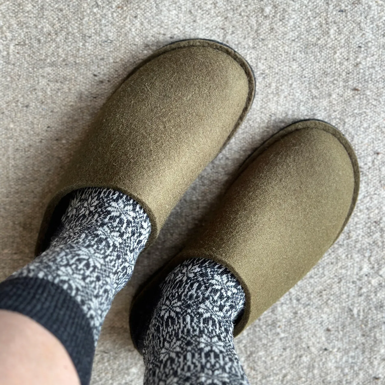 Wool Felt Slippers - Flair Soft - Bordeaux (Adults 36-43) *Pre-order