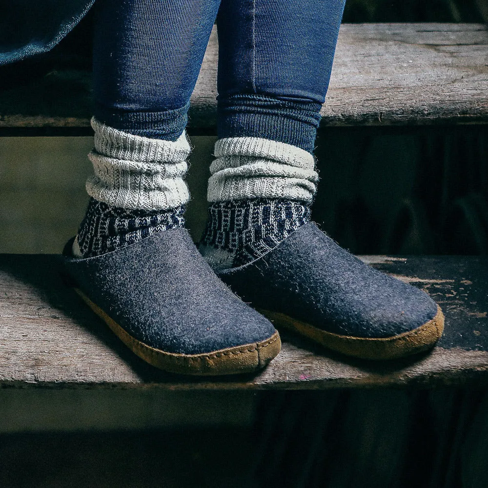Wool Felt Slippers - Toffel - Rubin (Adults 36-42) *Pre-order