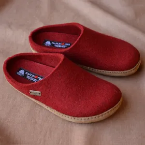 Wool Felt Slippers - Toffel - Rubin (Adults 36-42) *Pre-order